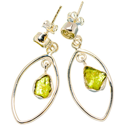 Peridot Earrings handcrafted by Ana Silver Co - EARR431096 - Photo 2