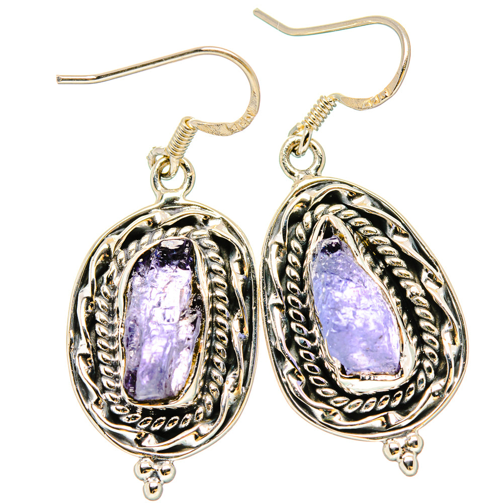 Tanzanite Earrings handcrafted by Ana Silver Co - EARR431108 - Photo 2