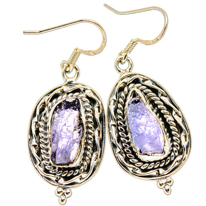 Tanzanite Earrings handcrafted by Ana Silver Co - EARR431108 - Photo 2