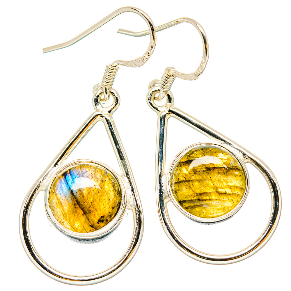 Labradorite Earrings handcrafted by Ana Silver Co - EARR431109 - Photo 2
