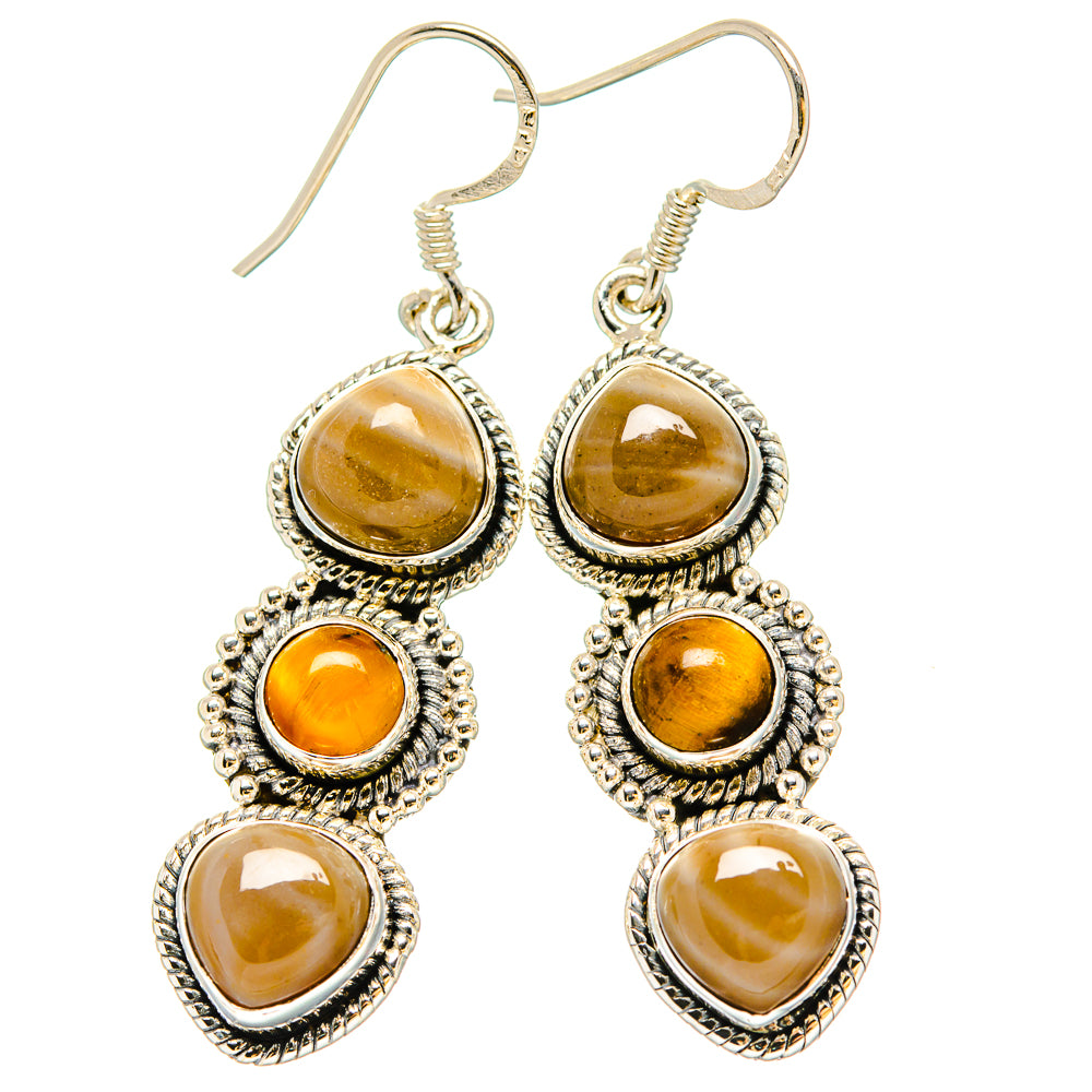 Imperial Jasper Earrings handcrafted by Ana Silver Co - EARR431114 - Photo 2