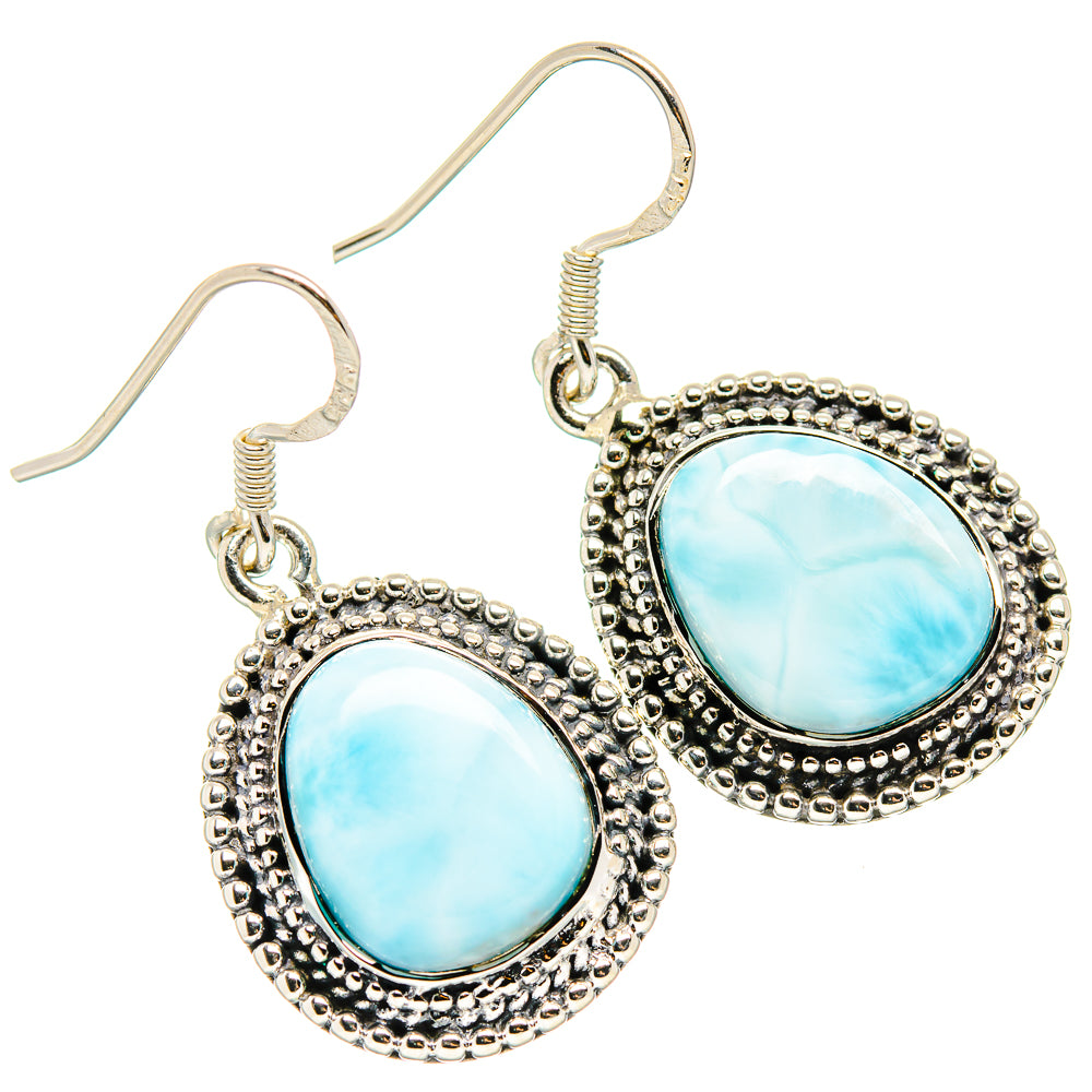 Larimar Earrings handcrafted by Ana Silver Co - EARR431124 - Photo 2