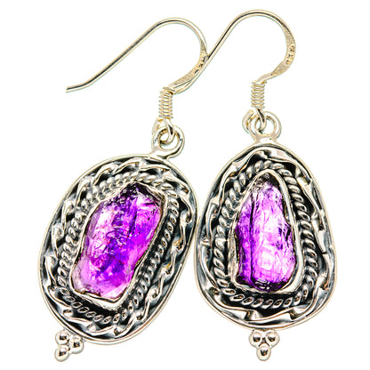 Amethyst Earrings handcrafted by Ana Silver Co - EARR431125 - Photo 2