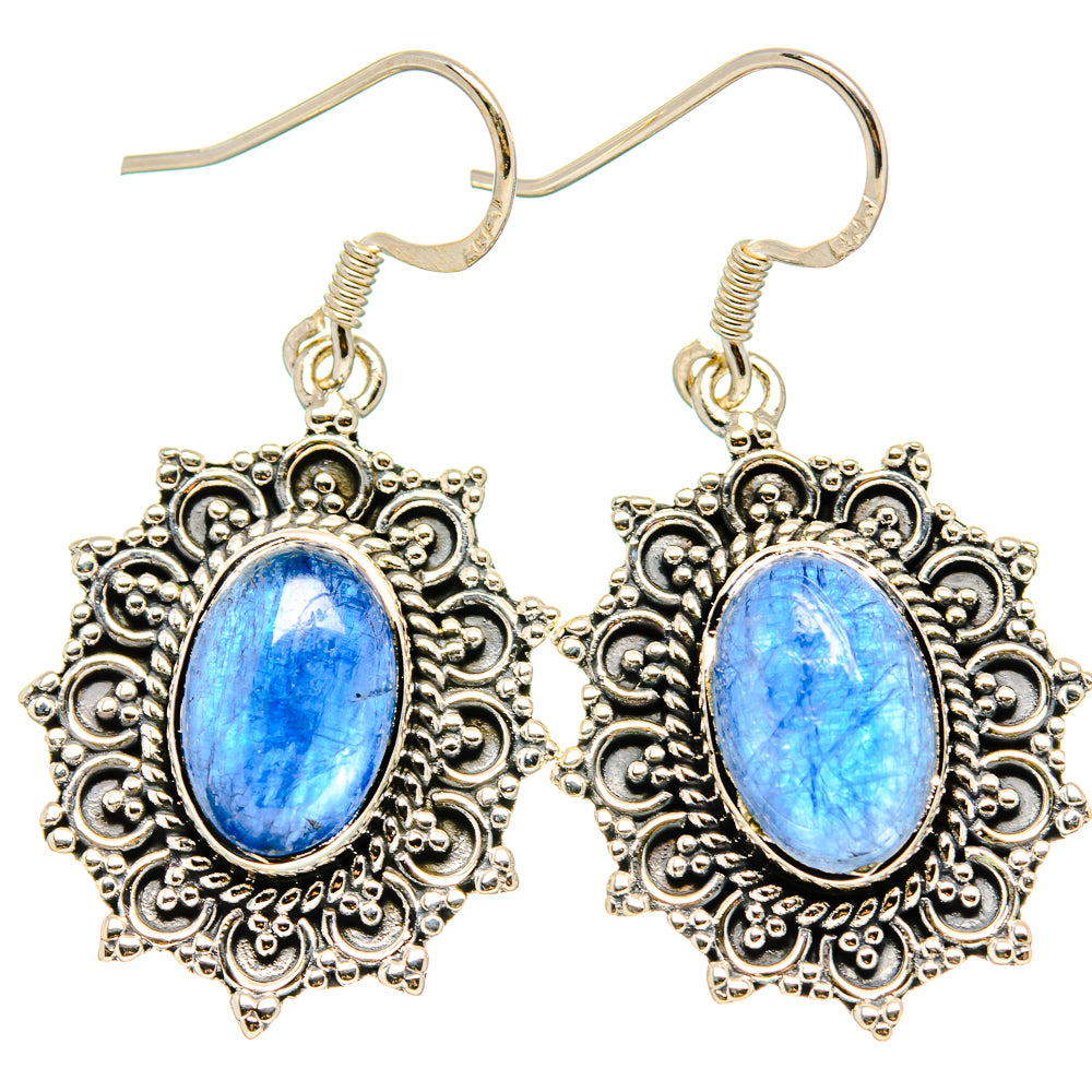 Kyanite Earrings handcrafted by Ana Silver Co - EARR431129 - Photo 2