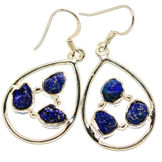 Lapis Lazuli Earrings handcrafted by Ana Silver Co - EARR431136 - Photo 2