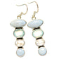 Owyhee Opal Earrings handcrafted by Ana Silver Co - EARR431144 - Photo 2