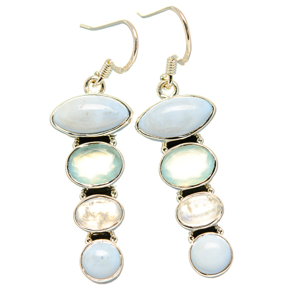 Owyhee Opal Earrings handcrafted by Ana Silver Co - EARR431144 - Photo 2