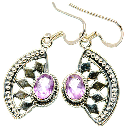Amethyst Earrings handcrafted by Ana Silver Co - EARR431151 - Photo 2