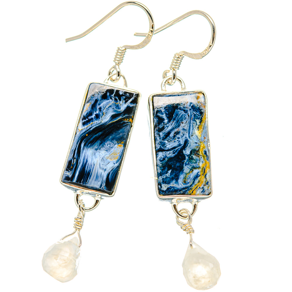 Pietersite Earrings handcrafted by Ana Silver Co - EARR431157 - Photo 2