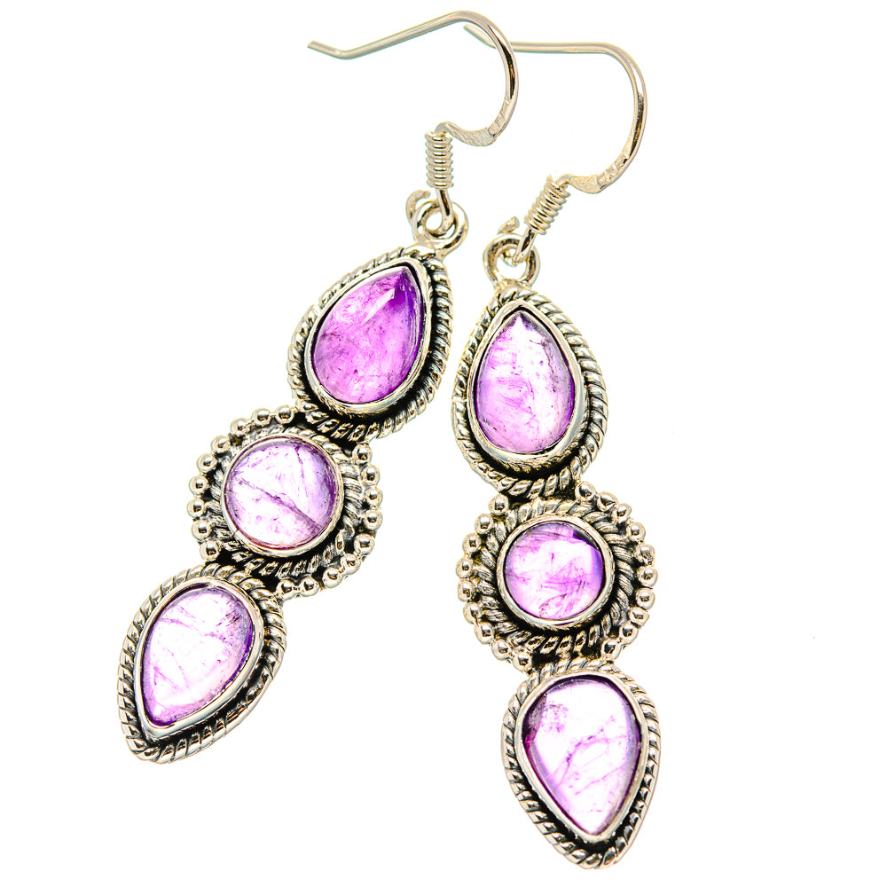 Amethyst Earrings handcrafted by Ana Silver Co - EARR431160 - Photo 2