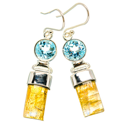 Labradorite Earrings handcrafted by Ana Silver Co - EARR431164 - Photo 2