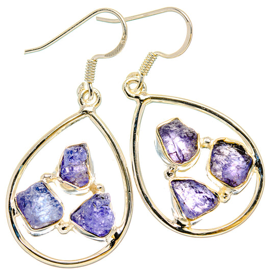 Tanzanite Earrings handcrafted by Ana Silver Co - EARR431174 - Photo 2