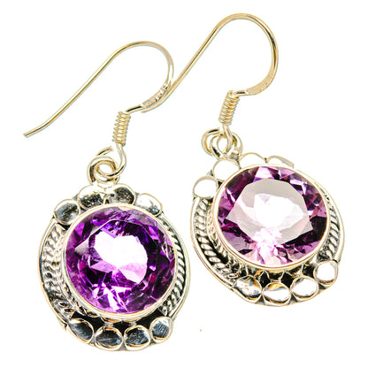Amethyst Earrings handcrafted by Ana Silver Co - EARR431190 - Photo 2