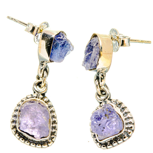 Tanzanite Earrings handcrafted by Ana Silver Co - EARR431192 - Photo 2