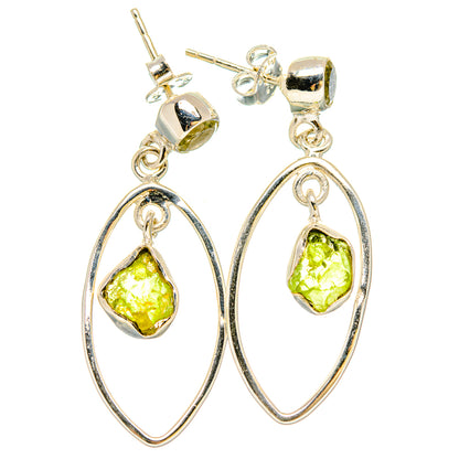 Peridot Earrings handcrafted by Ana Silver Co - EARR431195 - Photo 2