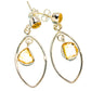 Citrine Earrings handcrafted by Ana Silver Co - EARR431203 - Photo 2