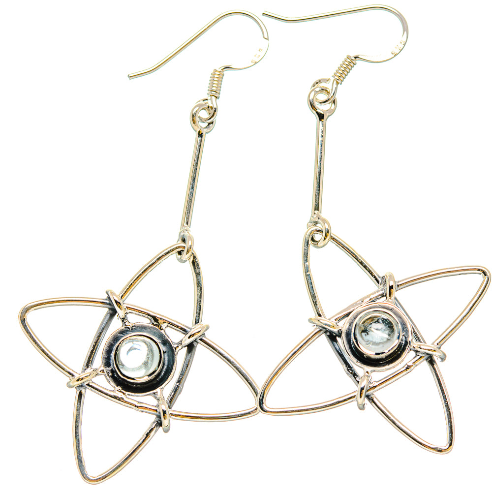 White Quartz Earrings handcrafted by Ana Silver Co - EARR431218 - Photo 2