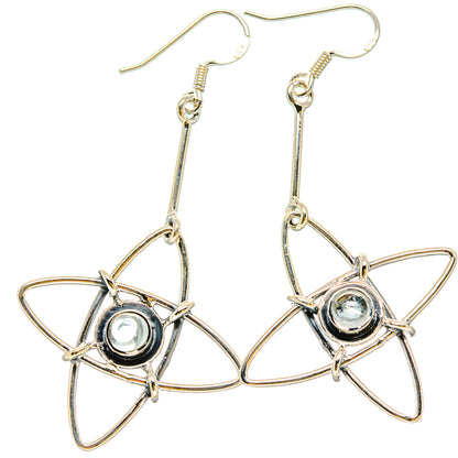 White Quartz Earrings handcrafted by Ana Silver Co - EARR431218 - Photo 2
