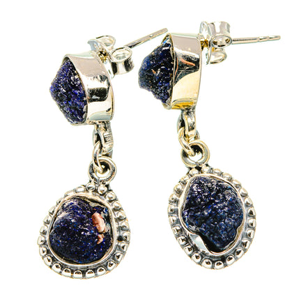 Lapis Lazuli Earrings handcrafted by Ana Silver Co - EARR431227 - Photo 2