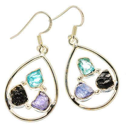 Tektite Earrings handcrafted by Ana Silver Co - EARR431248 - Photo 2