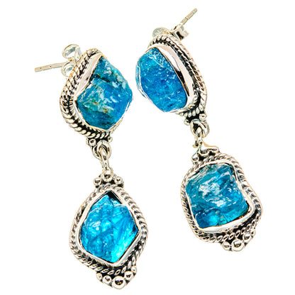 Apatite Earrings handcrafted by Ana Silver Co - EARR431249 - Photo 2