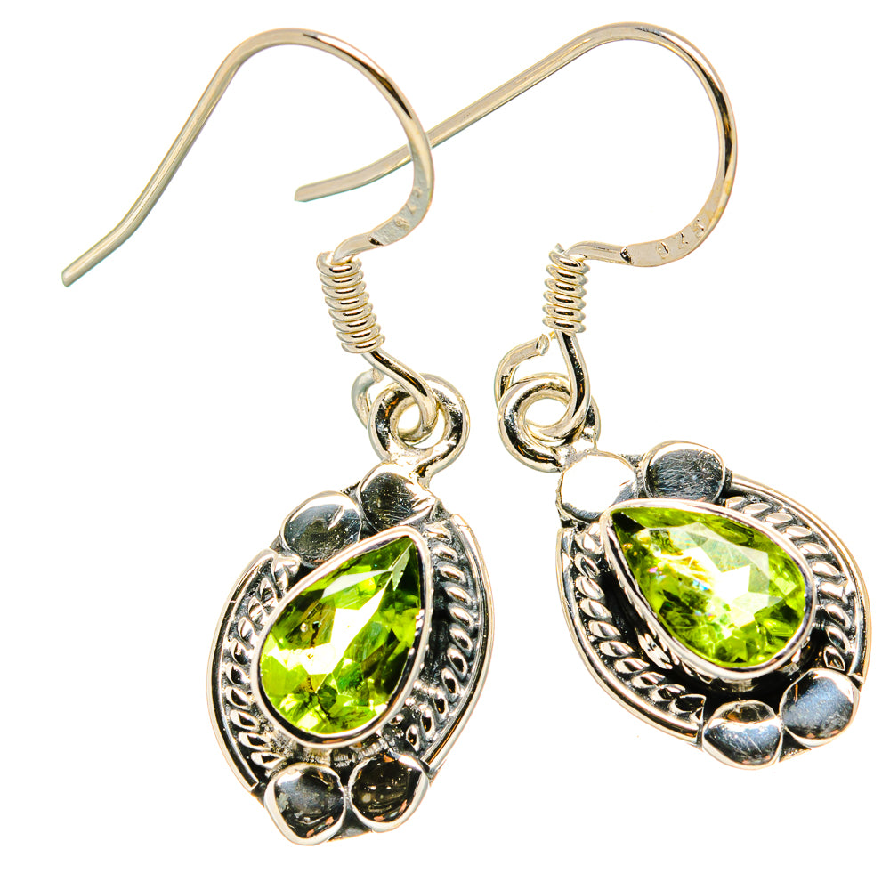 Peridot Earrings handcrafted by Ana Silver Co - EARR431252 - Photo 2