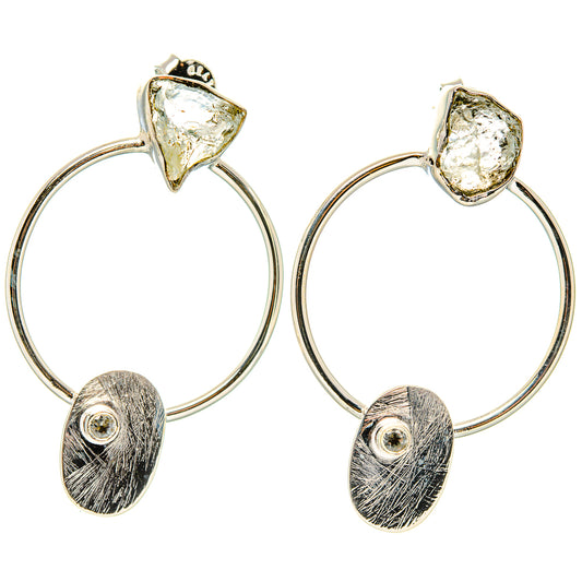 Herkimer Diamond Earrings handcrafted by Ana Silver Co - EARR431258 - Photo 2