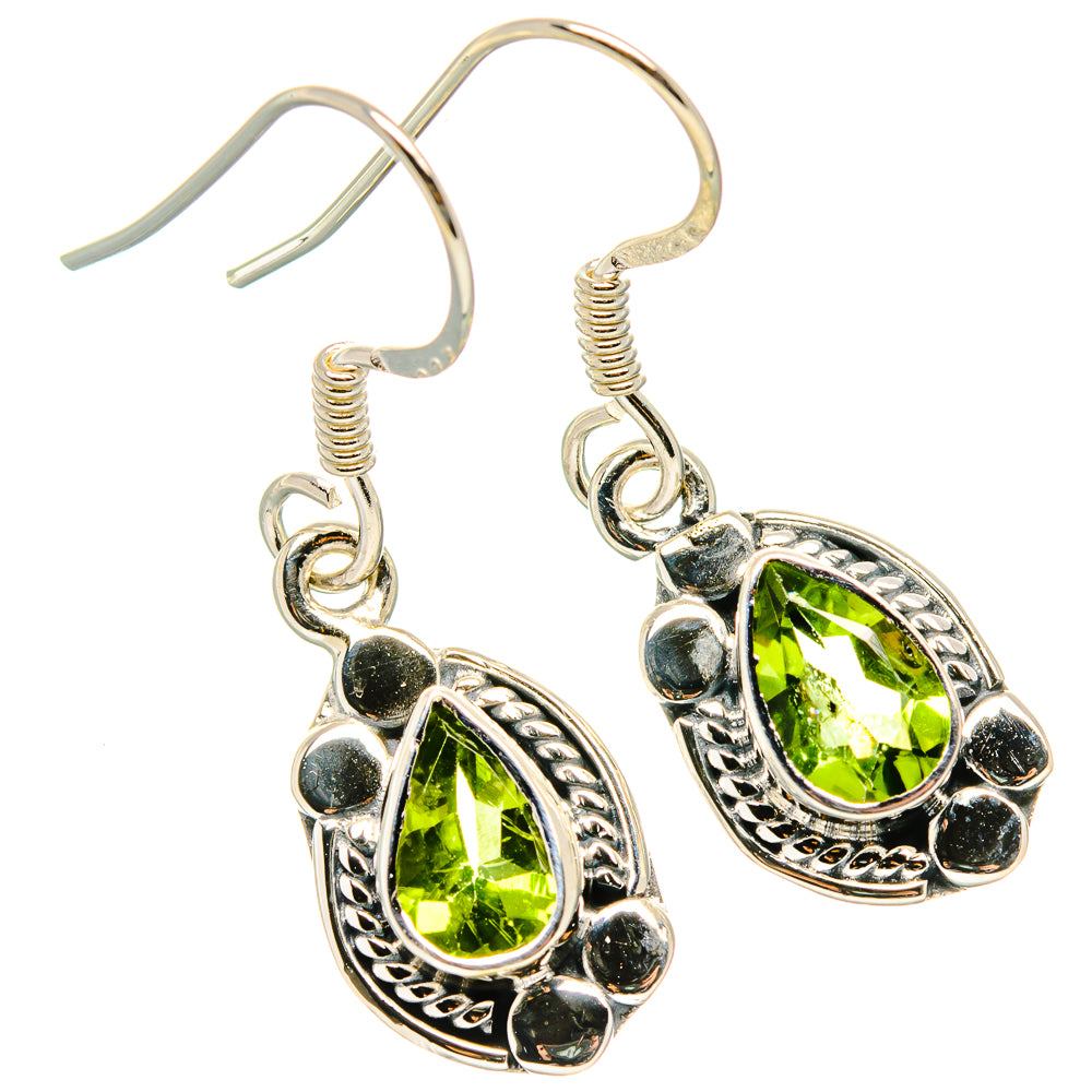 Peridot Earrings handcrafted by Ana Silver Co - EARR431263 - Photo 2