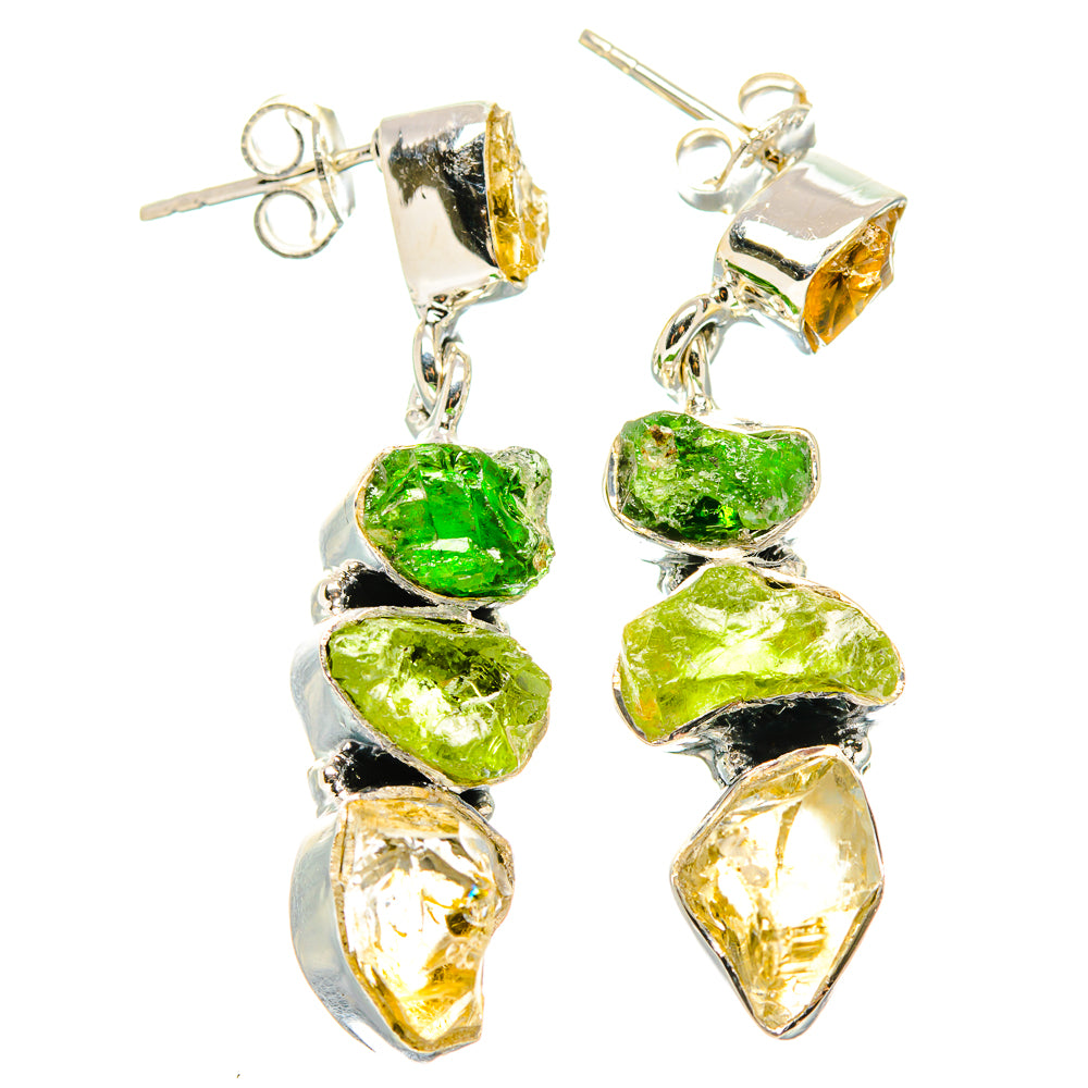 Citrine Earrings handcrafted by Ana Silver Co - EARR431266 - Photo 2