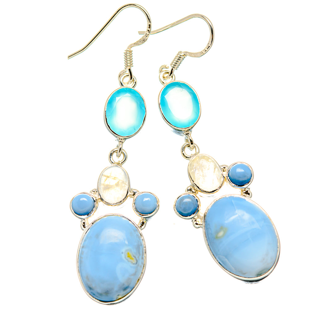 Owyhee Opal Earrings handcrafted by Ana Silver Co - EARR431268 - Photo 2