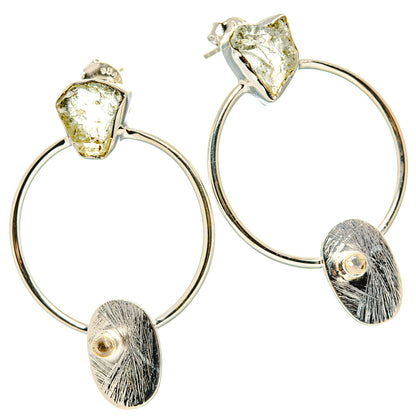 White Quartz Earrings handcrafted by Ana Silver Co - EARR431270 - Photo 2