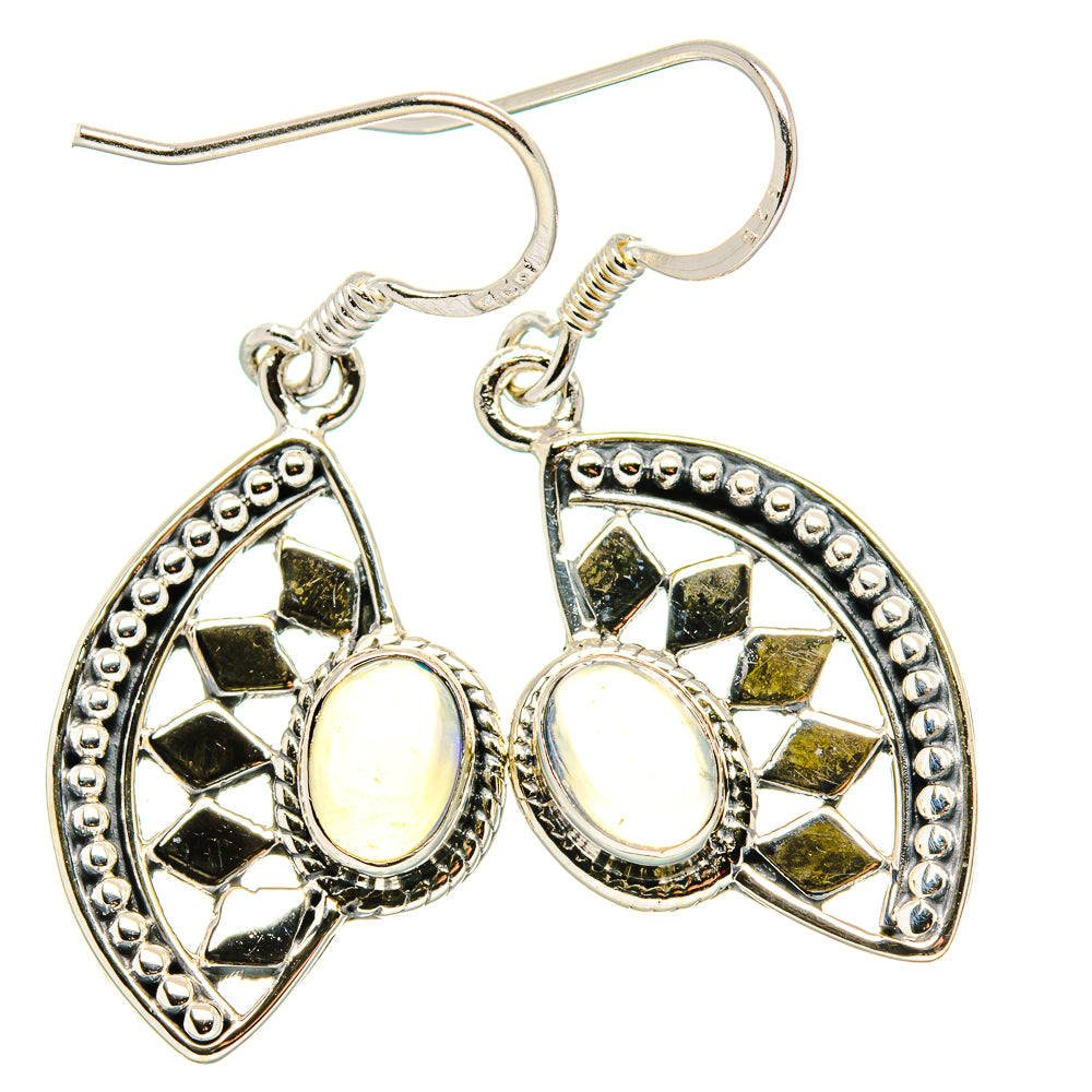 Ethiopian Opal Earrings handcrafted by Ana Silver Co - EARR431279 - Photo 2
