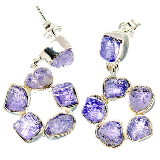 Tanzanite Earrings handcrafted by Ana Silver Co - EARR431288 - Photo 2