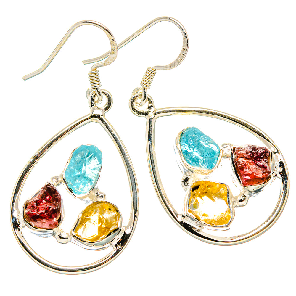 Apatite Earrings handcrafted by Ana Silver Co - EARR431294 - Photo 2