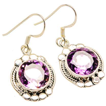 Amethyst Earrings handcrafted by Ana Silver Co - EARR431295 - Photo 2