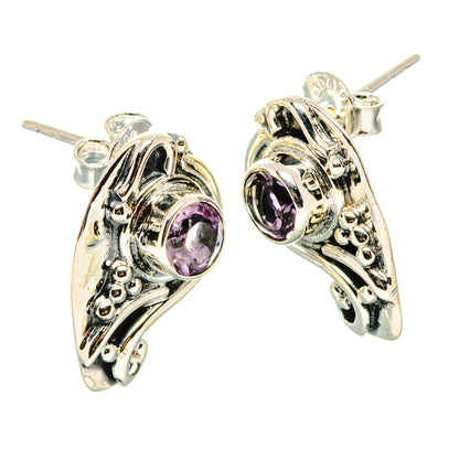 Amethyst Earrings handcrafted by Ana Silver Co - EARR431312 - Photo 2