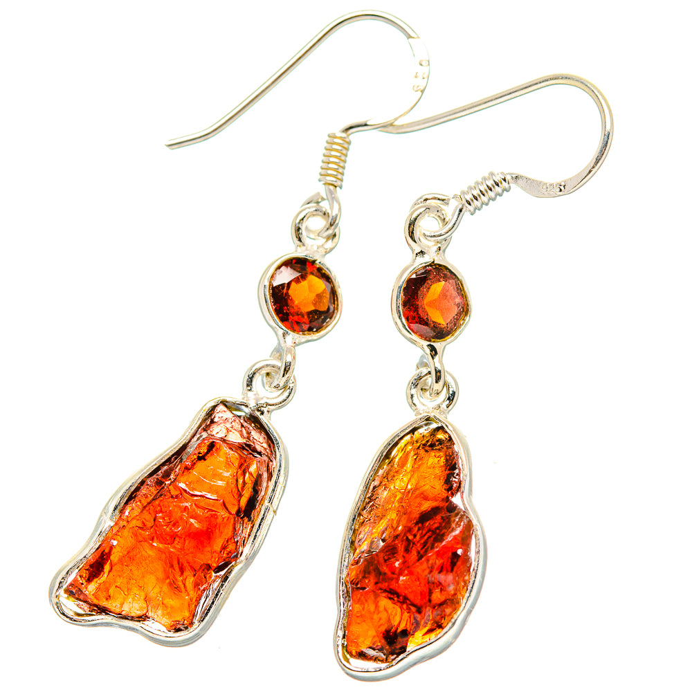Garnet Earrings handcrafted by Ana Silver Co - EARR431332 - Photo 2