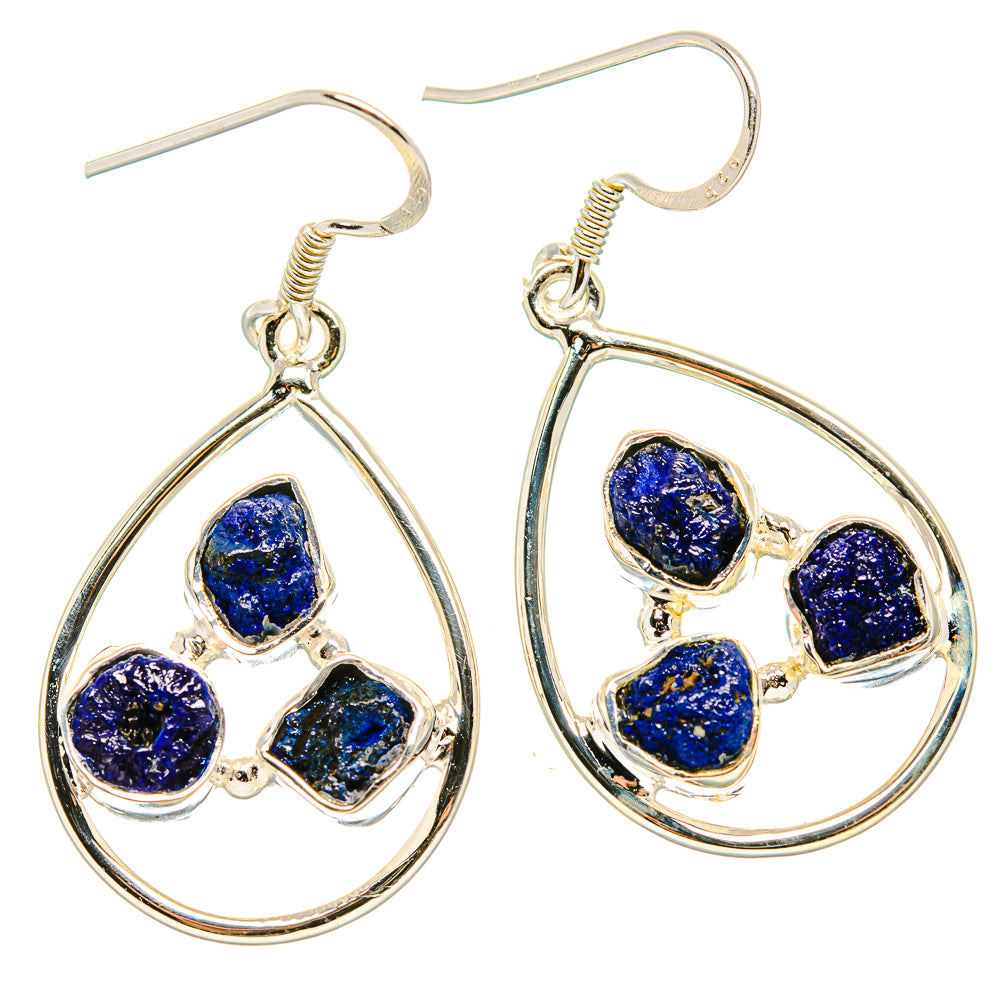 Lapis Lazuli Earrings handcrafted by Ana Silver Co - EARR431334 - Photo 2