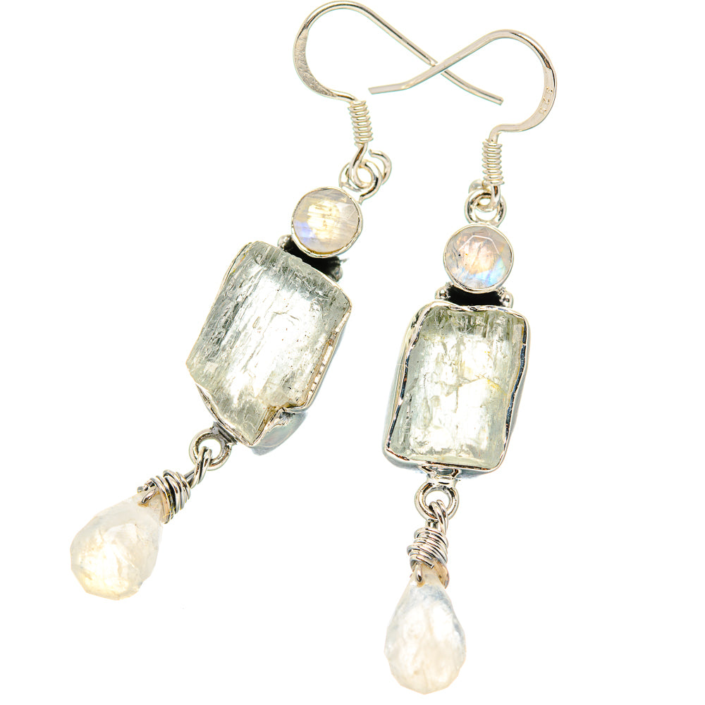 White Quartz Earrings handcrafted by Ana Silver Co - EARR431338 - Photo 2