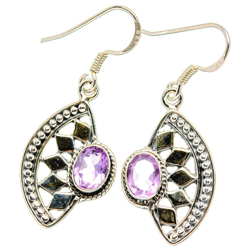 Amethyst Earrings handcrafted by Ana Silver Co - EARR431341 - Photo 2