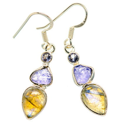 Labradorite Earrings handcrafted by Ana Silver Co - EARR431356 - Photo 2