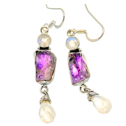 Amethyst Earrings handcrafted by Ana Silver Co - EARR431357 - Photo 2