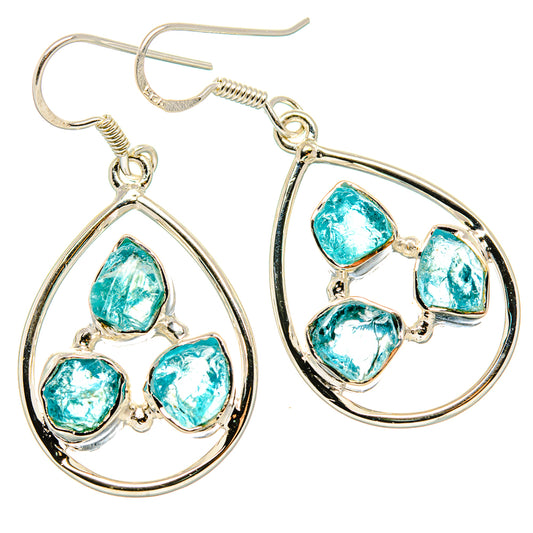 Apatite Earrings handcrafted by Ana Silver Co - EARR431359 - Photo 2
