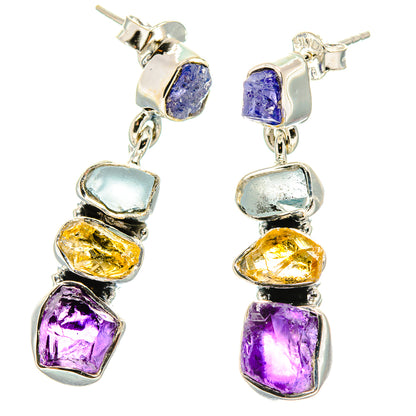 Amethyst Earrings handcrafted by Ana Silver Co - EARR431361 - Photo 2