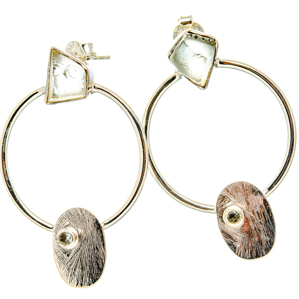Aquamarine Earrings handcrafted by Ana Silver Co - EARR431364 - Photo 2