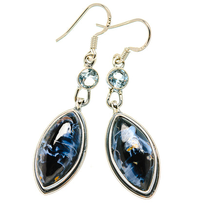 Pietersite Earrings handcrafted by Ana Silver Co - EARR431368 - Photo 2