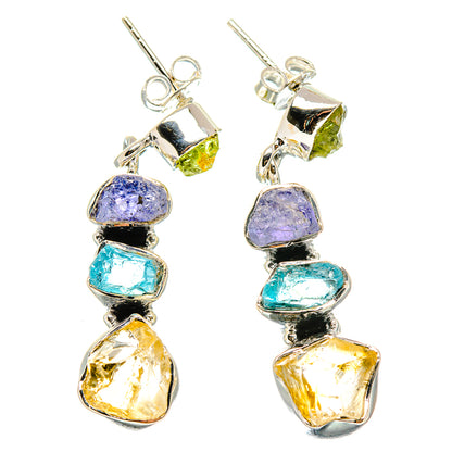 Citrine Earrings handcrafted by Ana Silver Co - EARR431370 - Photo 2