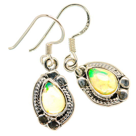 Ethiopian Opal Earrings handcrafted by Ana Silver Co - EARR431374 - Photo 2