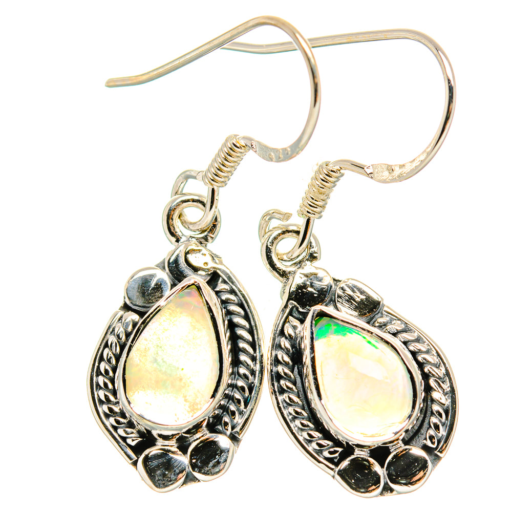Ethiopian Opal Earrings handcrafted by Ana Silver Co - EARR431386 - Photo 2
