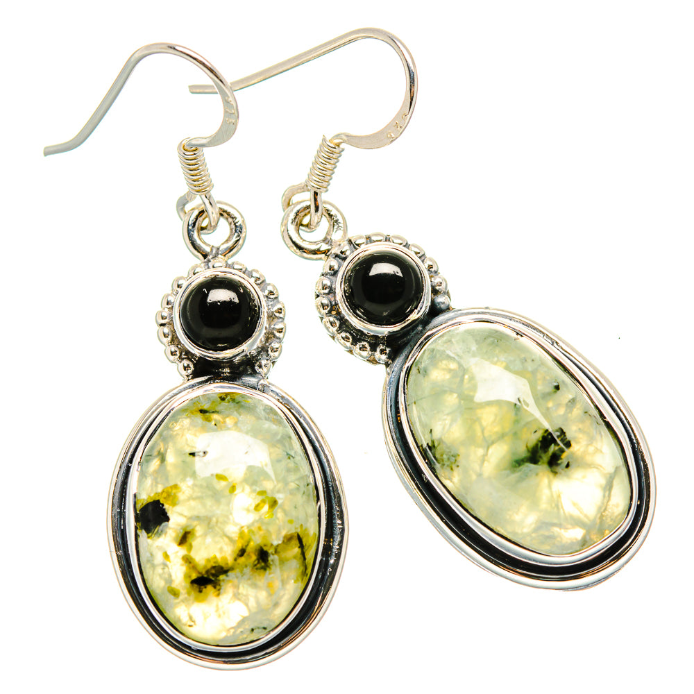 Prehnite Earrings handcrafted by Ana Silver Co - EARR431390 - Photo 2